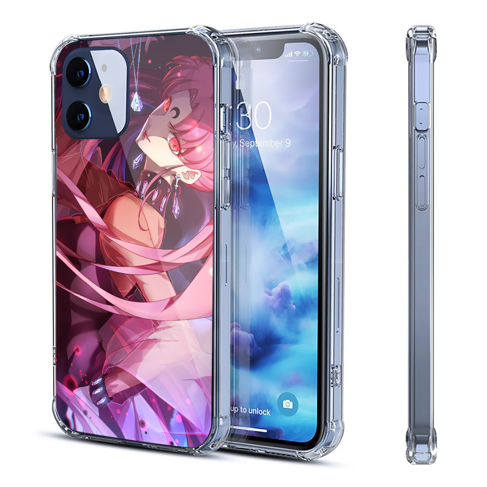 （画像用） 美少女戦士セーラームーン Sailor Moon 【iPhone 12シリーズ対応】透明スマホケース（クリアソフトケース）